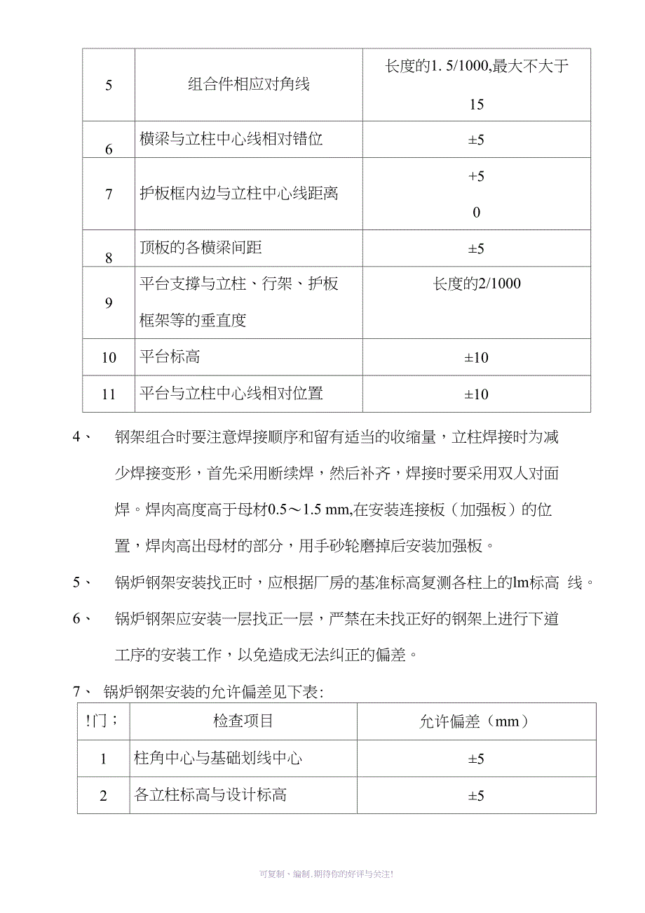 锅炉安装技术交底_第2页