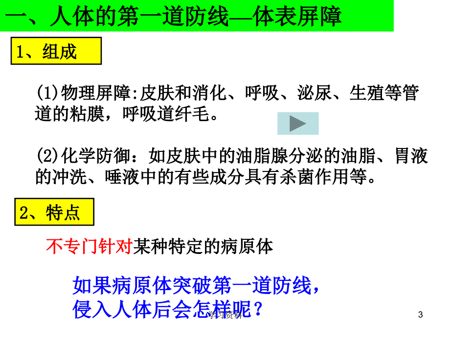 免疫系统上课时使用学习资料_第3页