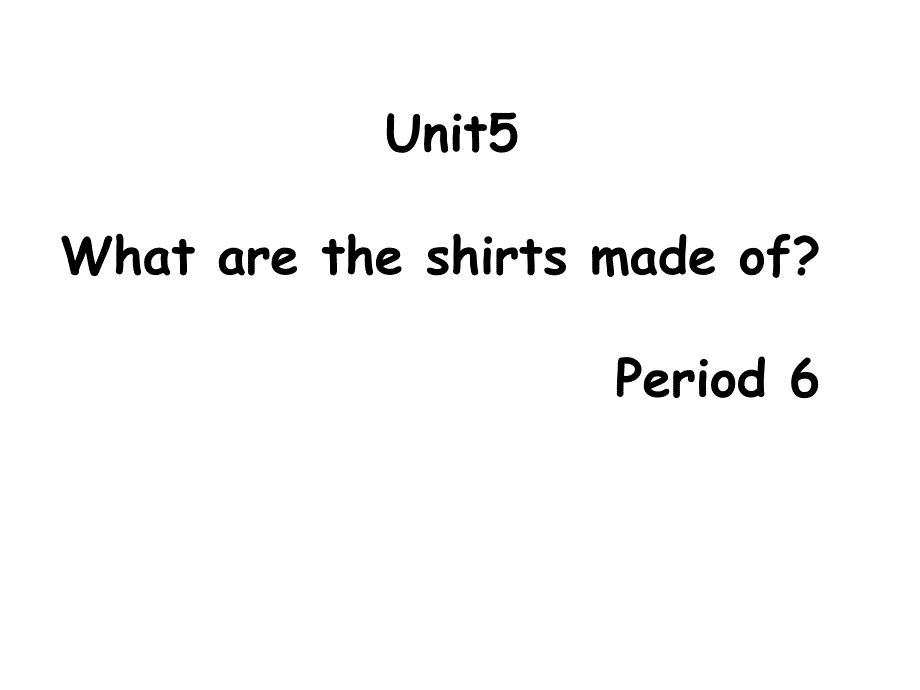 人教英语九年级Unit5period6_第1页