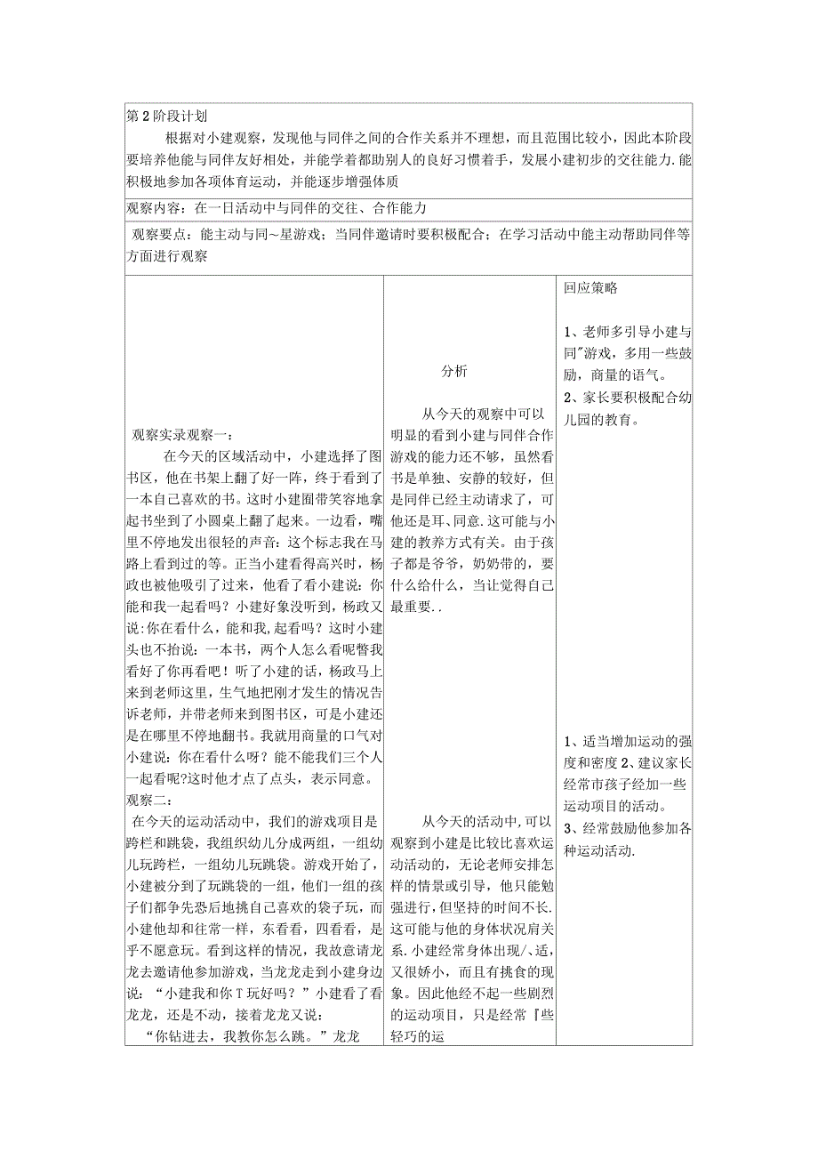 个别幼儿跟踪记录表_第4页