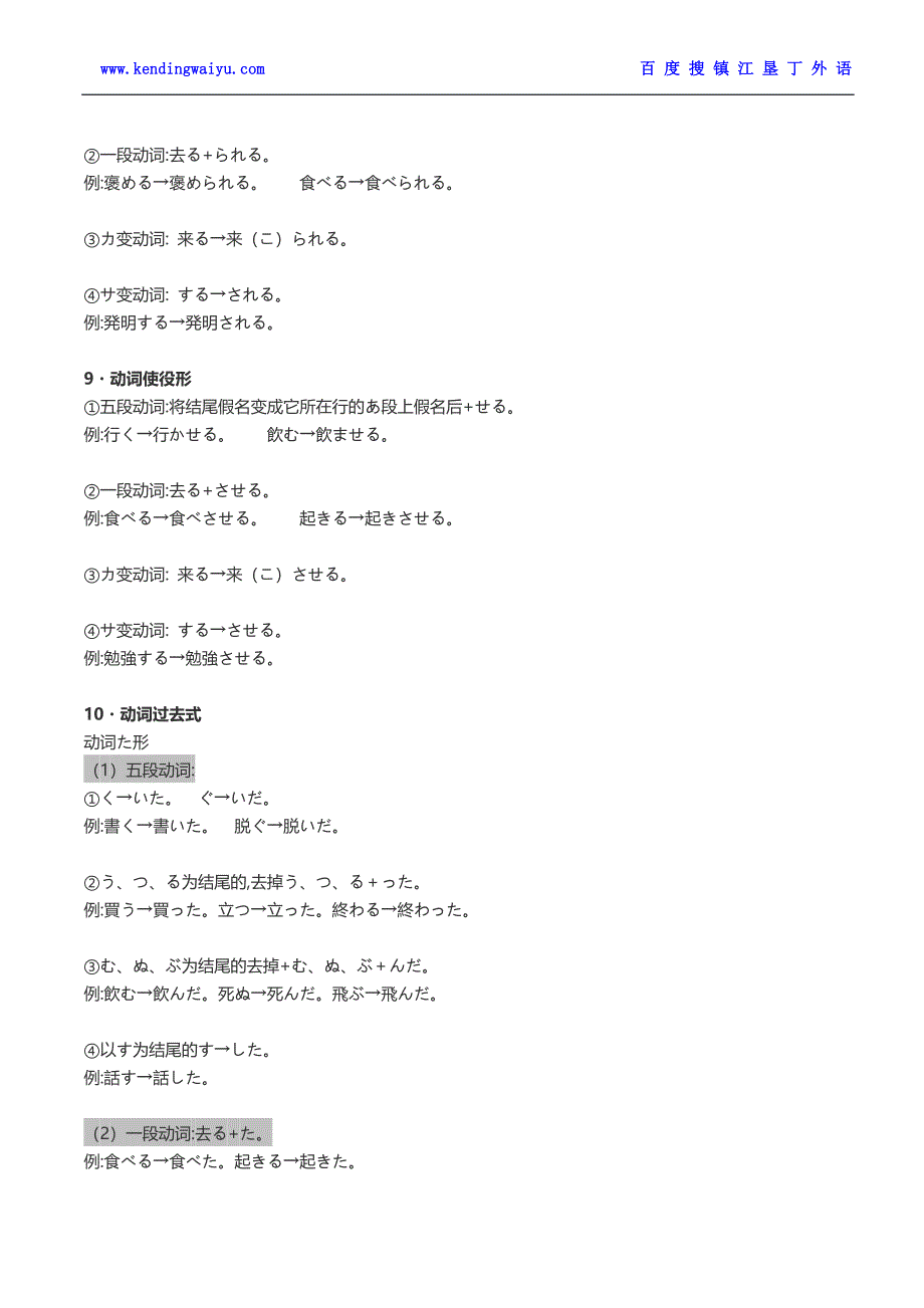 镇江日语动词变形总结.doc_第4页