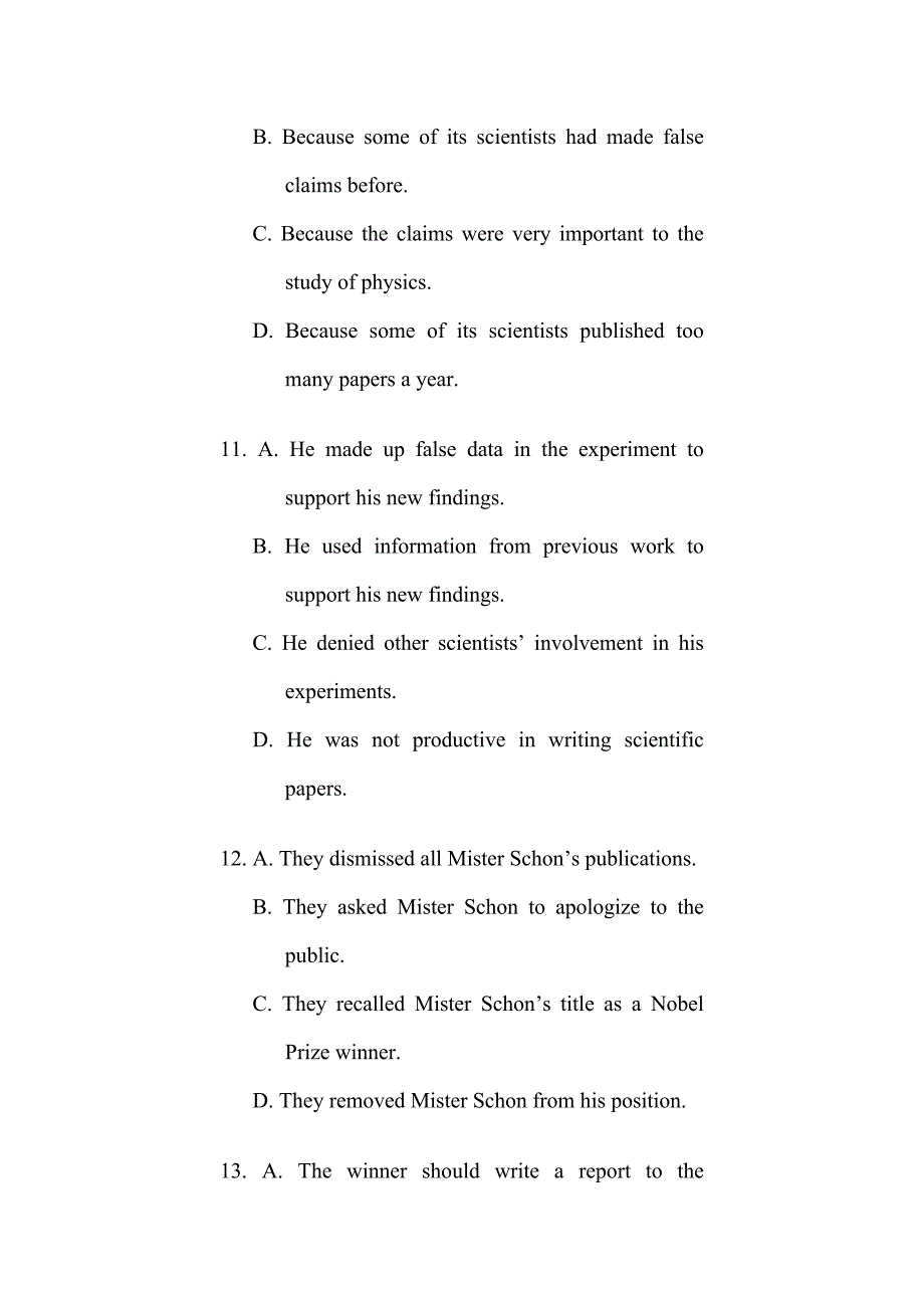 北京科技大学专题研究生英语考试真题_第3页