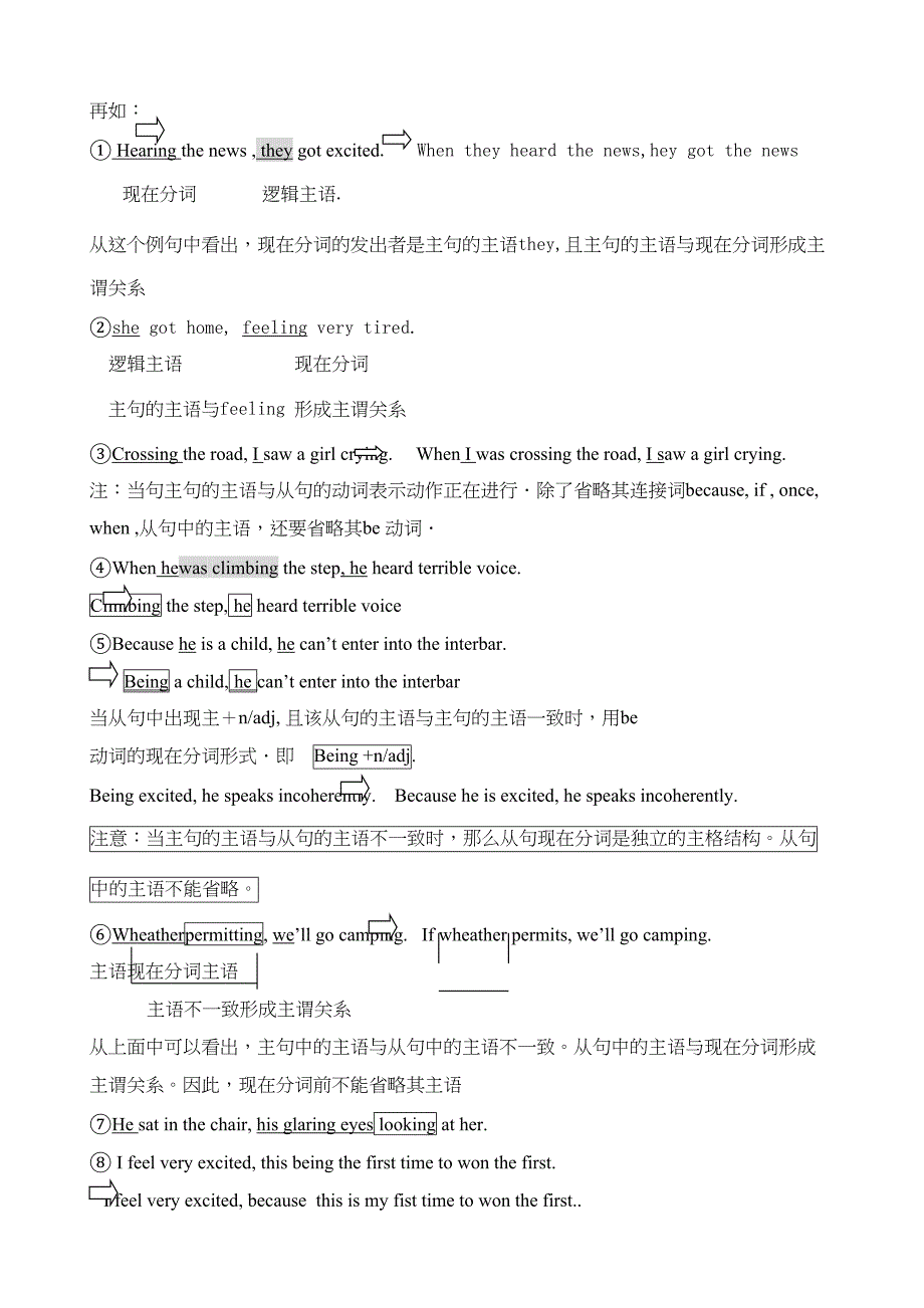 高考英语不定式分词所做成分之教学案_第2页