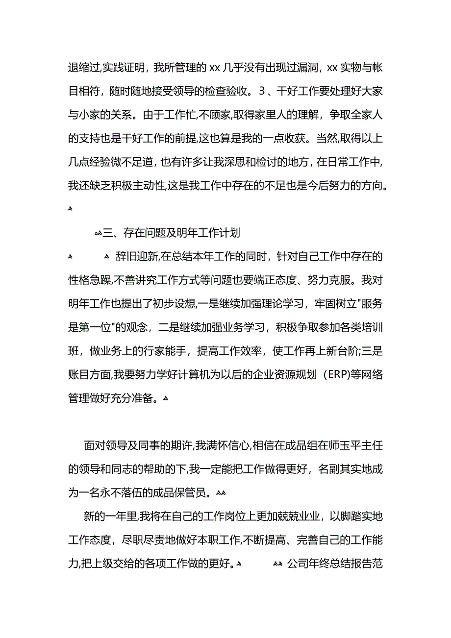 公司年终总结报告范文_第3页