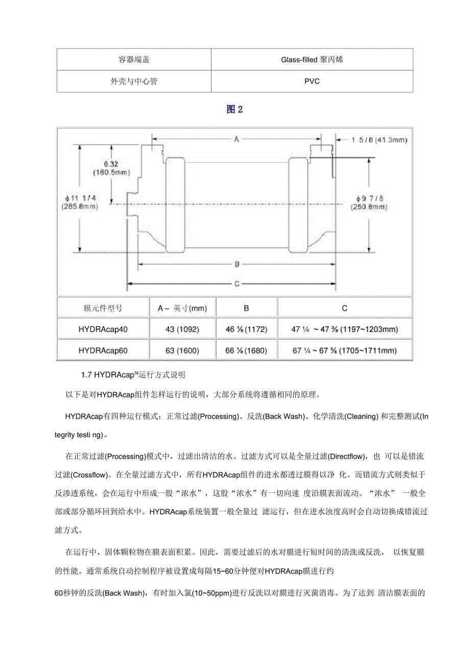 中空超滤膜技术手册_第5页