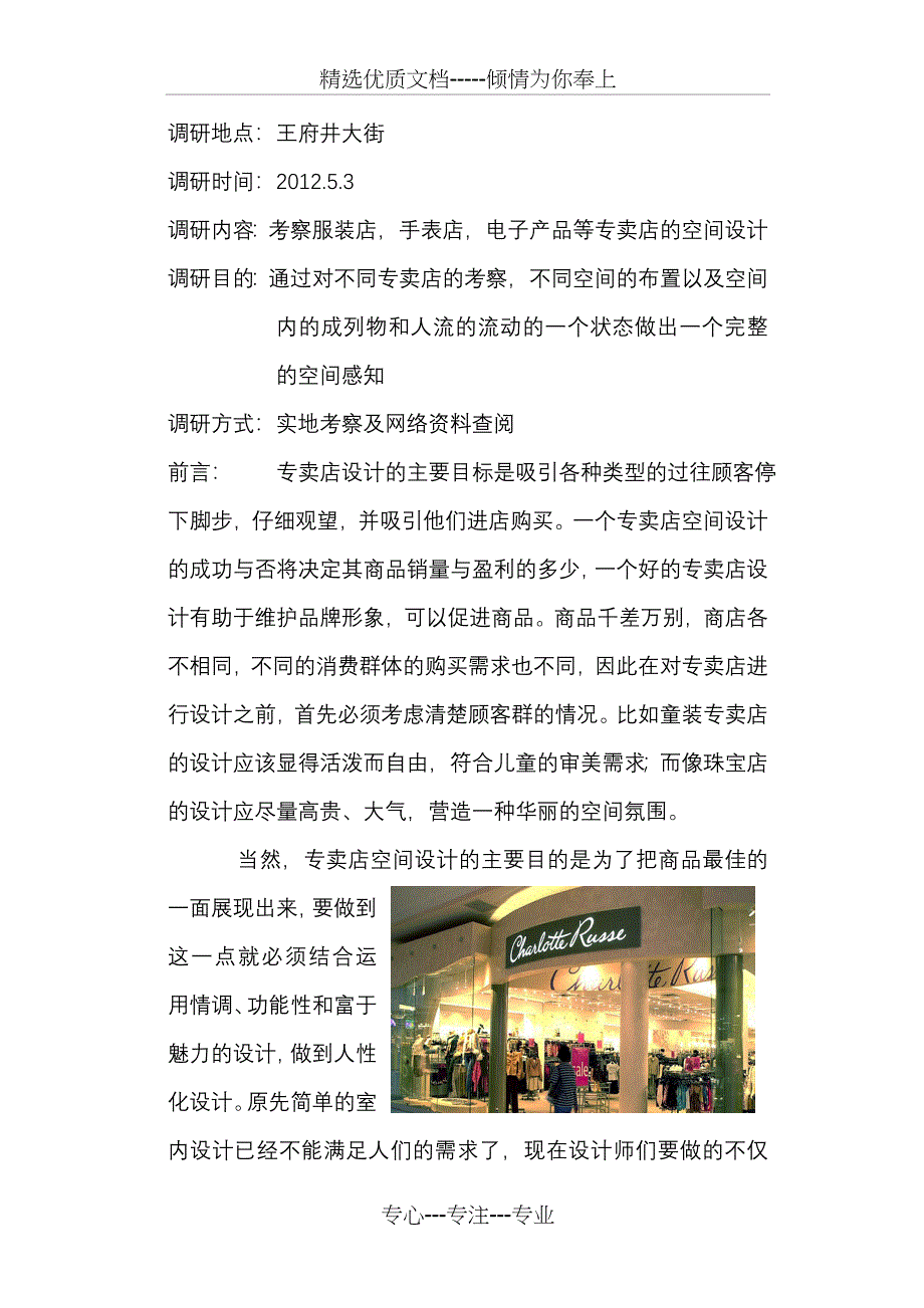 专-卖-店-的-调-研-报-告_第2页