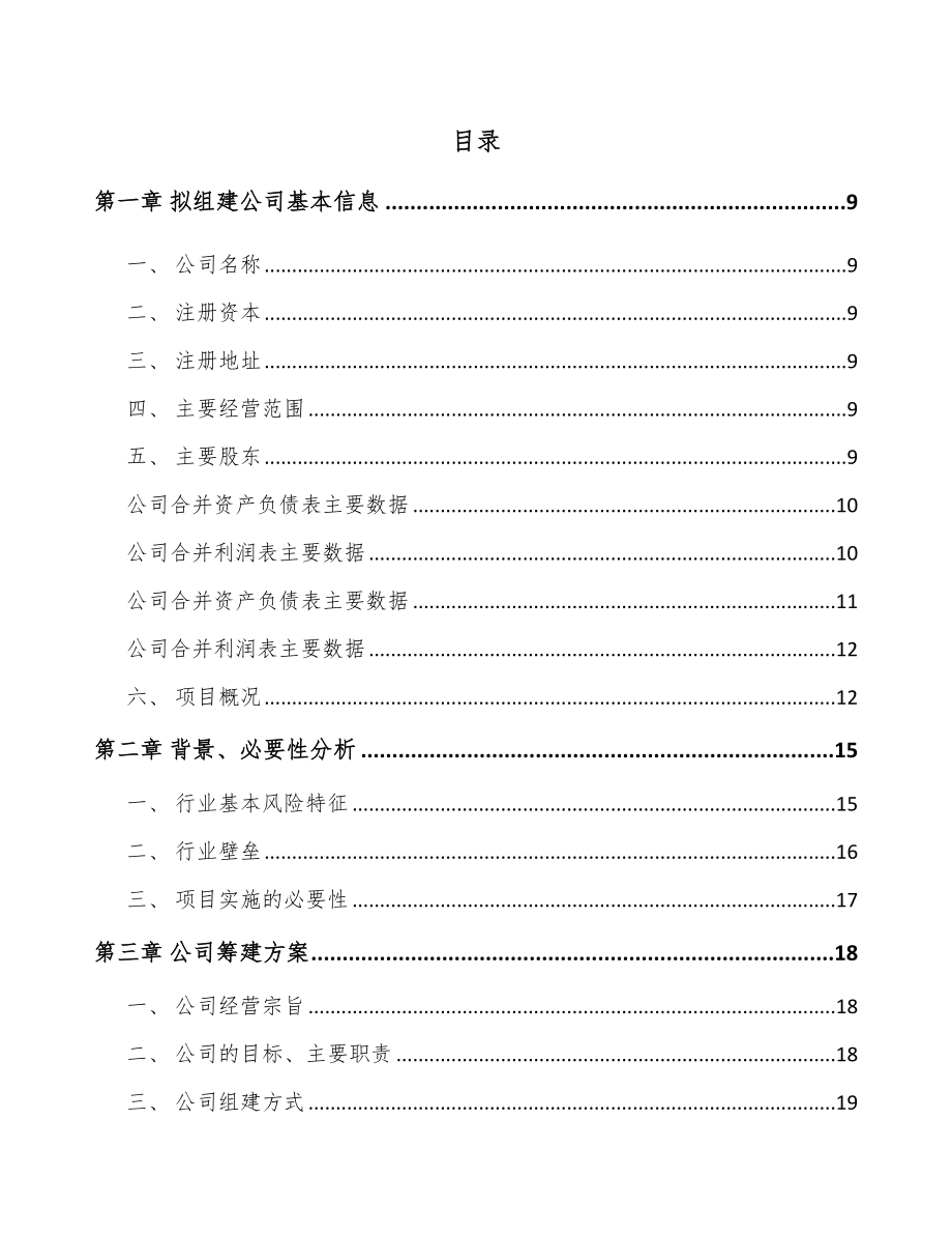 陕西关于成立滤清器公司可行性研究报告_第2页