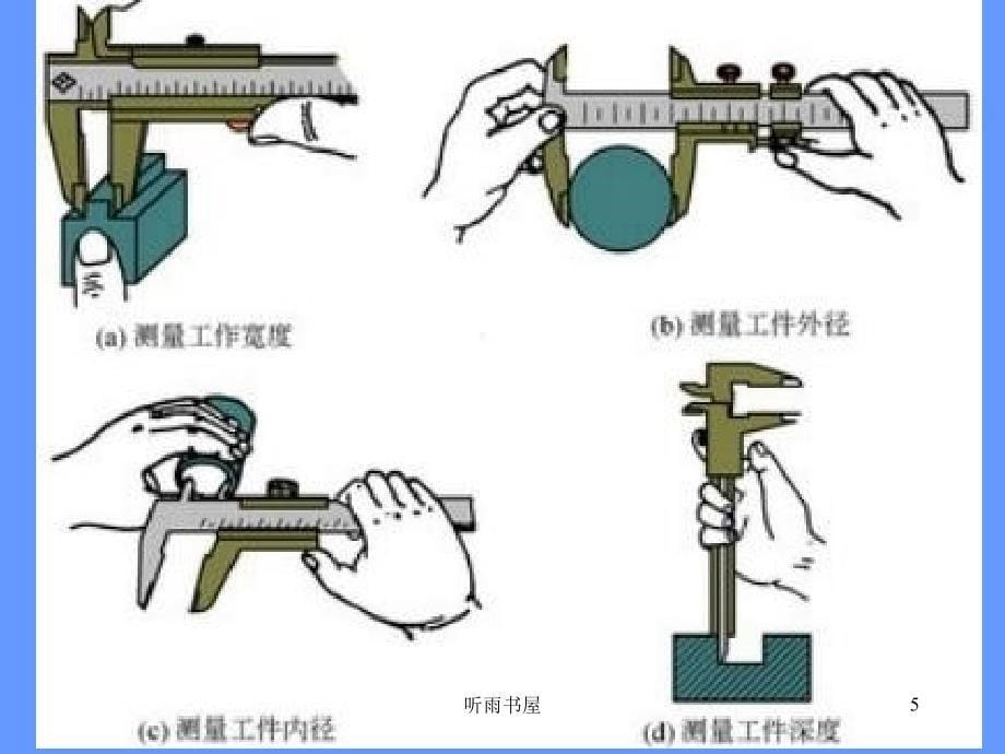 用游标卡尺测量工件清风课堂_第5页