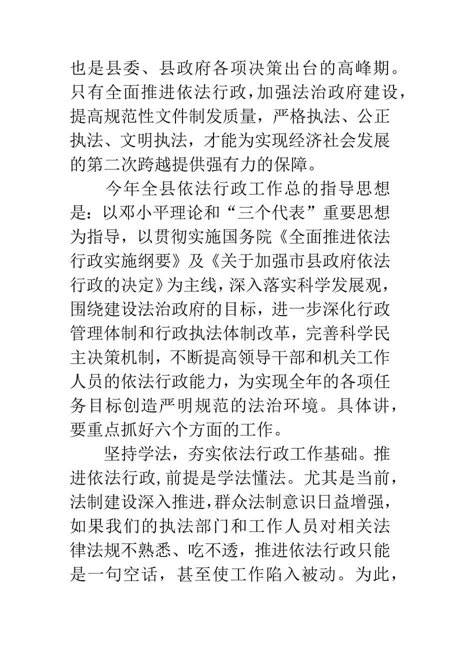 县长依法行政工作会议上的讲话.docx_第5页