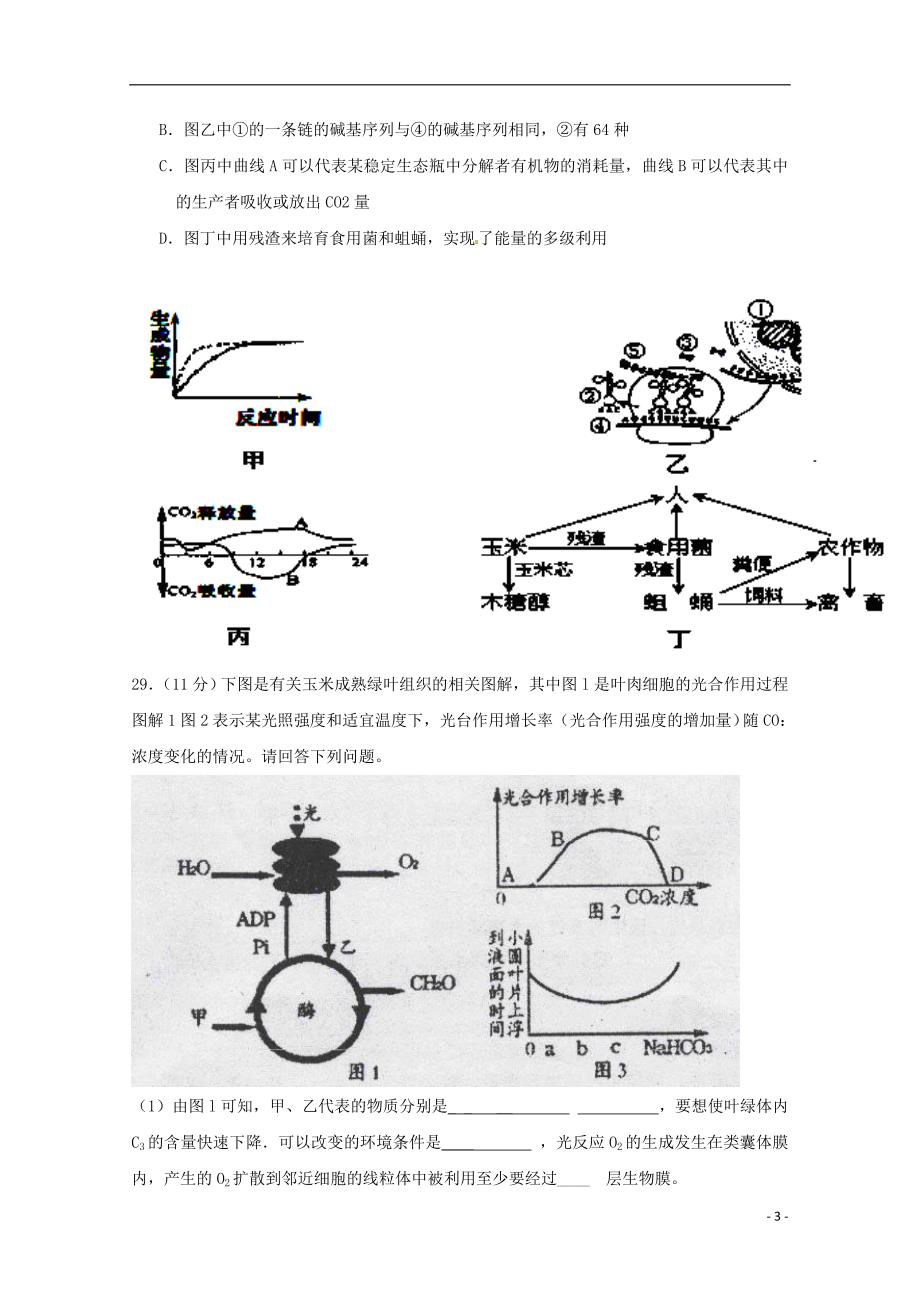 高考生物名师预测4_第3页