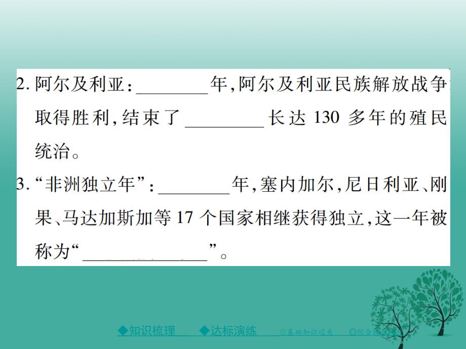 2017年春九年级历史下册世界现代史第五学习主题第17课非洲独立浪潮和拉丁美洲国家维护主权的斗争课件川教版.ppt_第3页