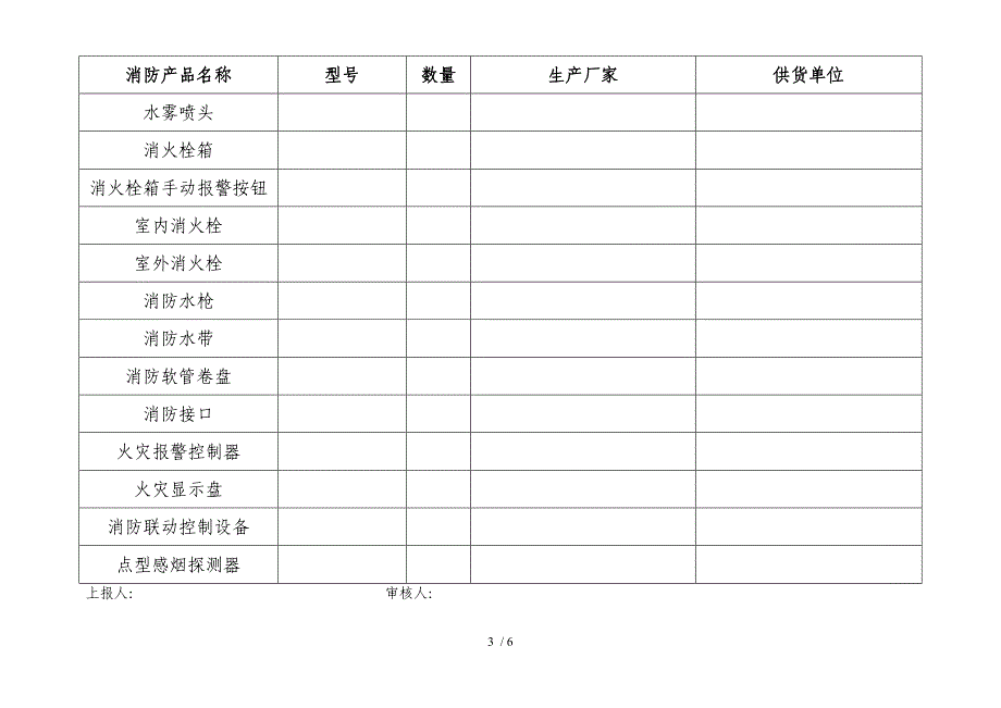 消防产品登记表.doc_第3页