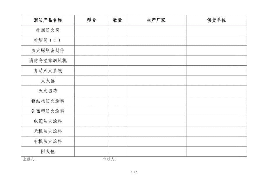 消防产品登记表.doc_第5页