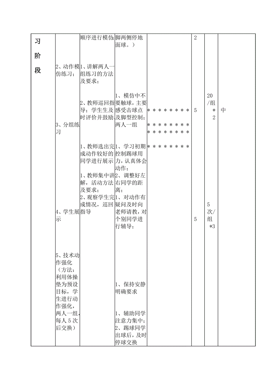 小学体育水平三足球实践课教案.doc_第3页