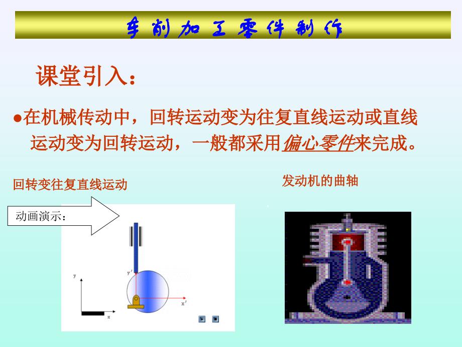 偏心轴的车削加工(ppt课件 )_第1页