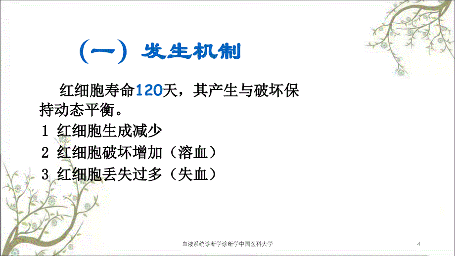 血液系统诊断学诊断学中国医科大学课件_第4页