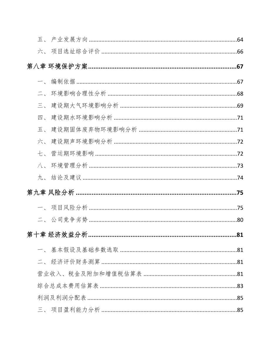 宁夏关于成立航空零部件公司报告(DOC 85页)_第5页