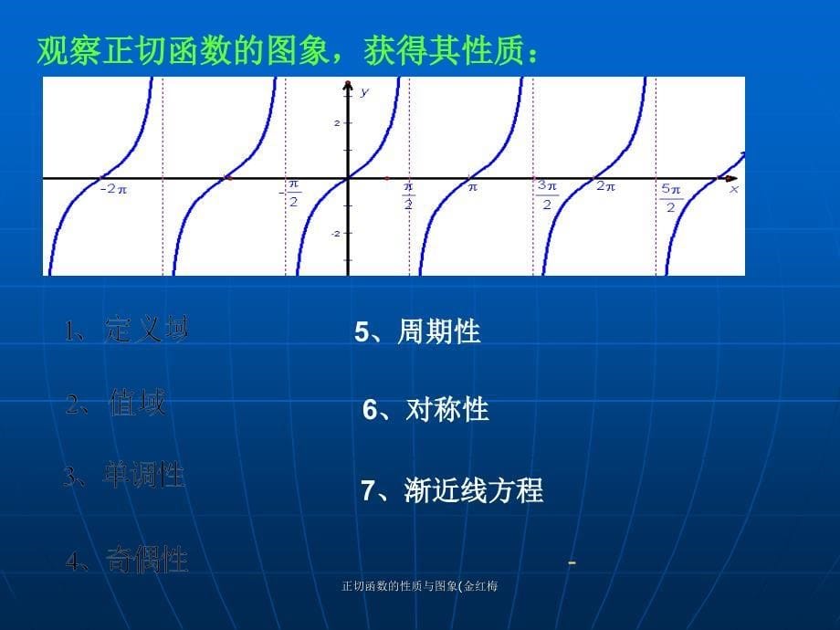 正切函数的性质与图象金红梅课件_第5页