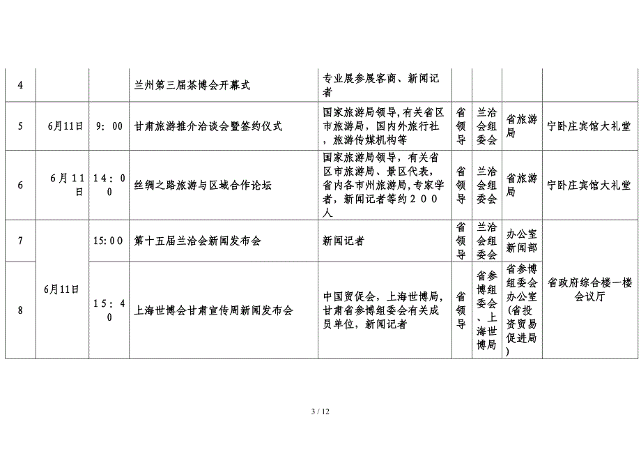 第十五届兰洽会主要活动日程_第3页