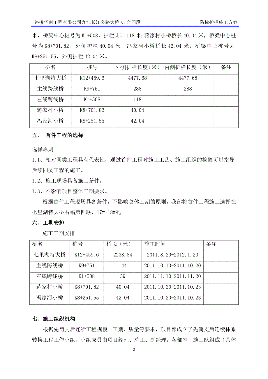 公路大桥防撞墙施工方案_第2页