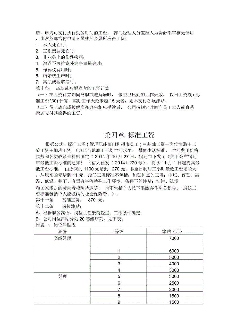 超市薪酬管理制度_第4页