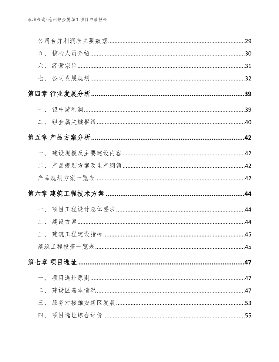 沧州钽金属加工项目申请报告_第3页