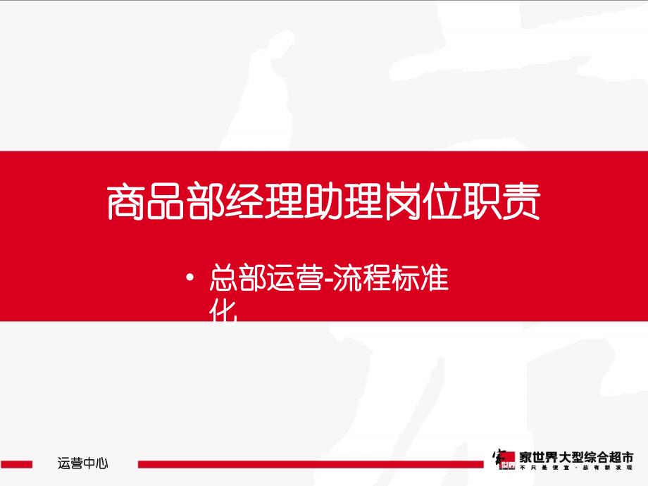 家世界大型综合超市商品部助理岗位职责_第2页