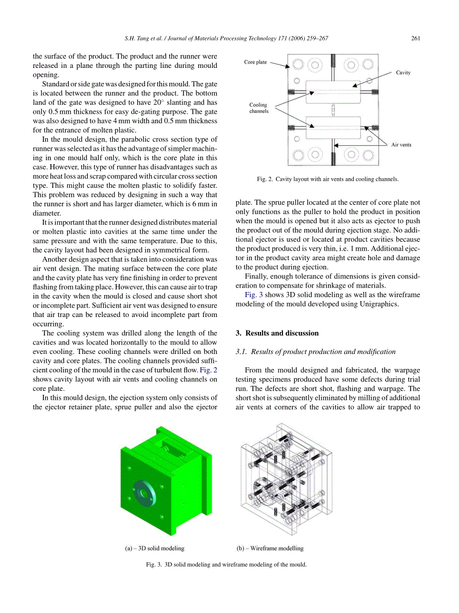 外文翻译--注塑模具的设计与热分析 英文版_第3页