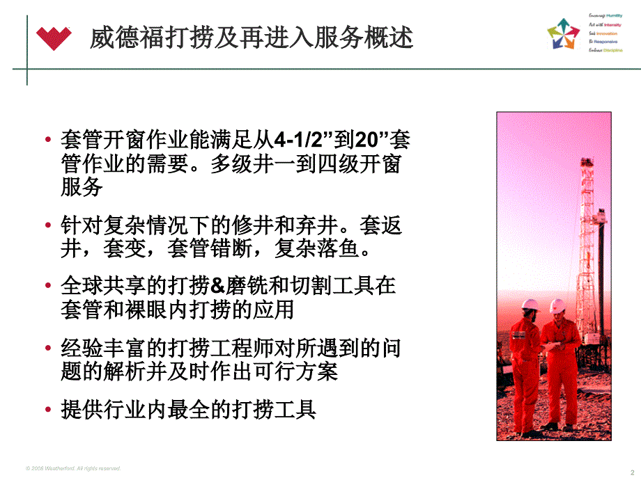 威德福的打捞及再进入服务_第3页