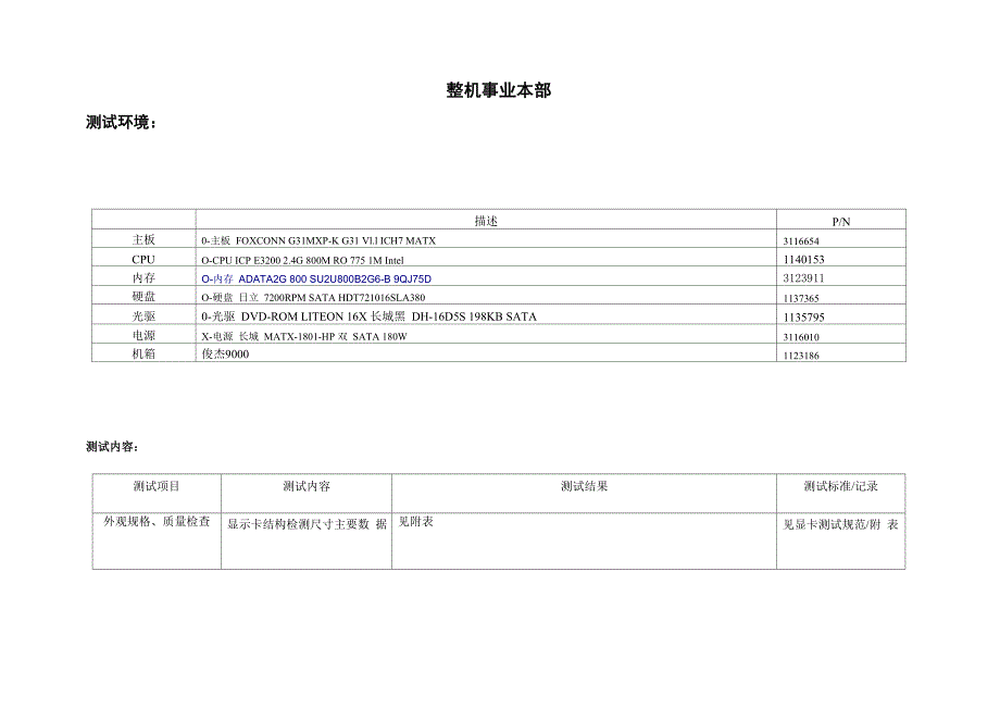 台式机显示卡测试报告_第4页