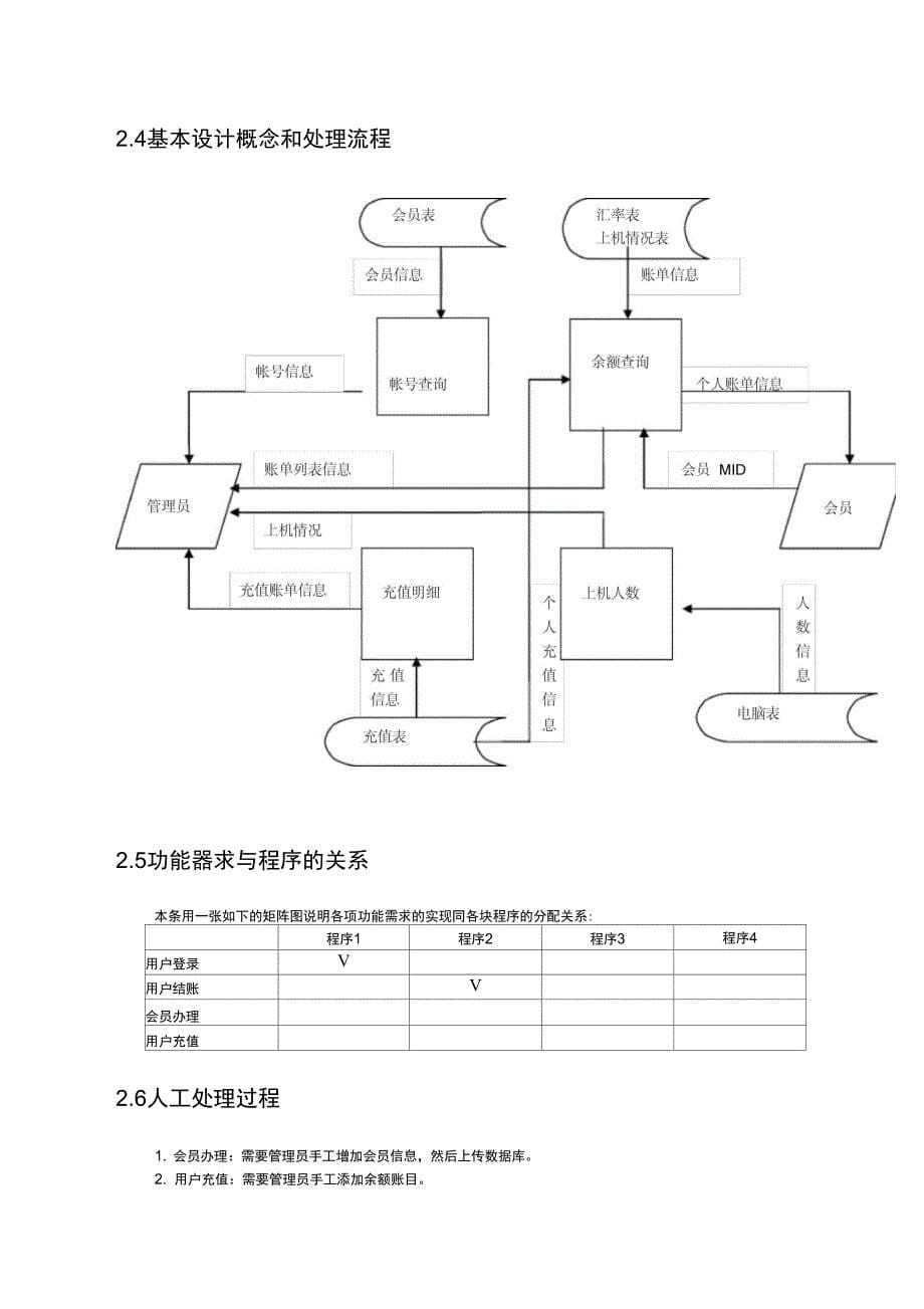 2网吧管理系统概要设计说明书_第5页