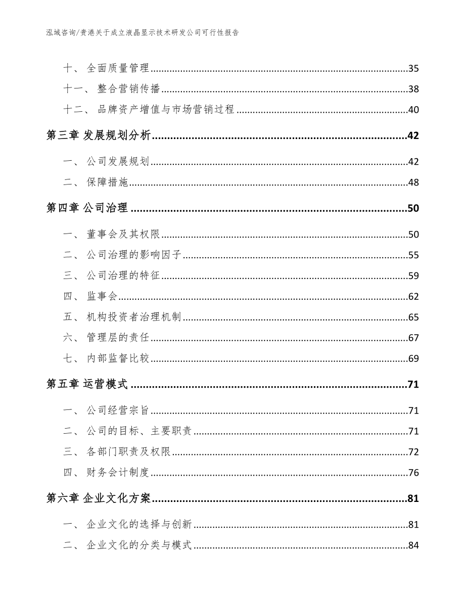 贵港关于成立液晶显示技术研发公司可行性报告（模板范本）_第2页