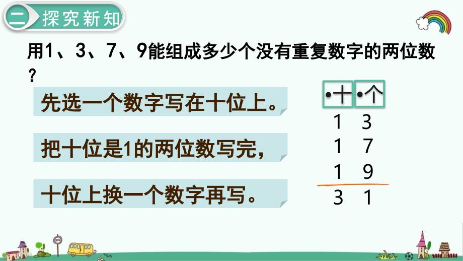 人教部编版三年级数学下册《第8单元数学广角-搭配(1)》精品优质ppt课件_第3页