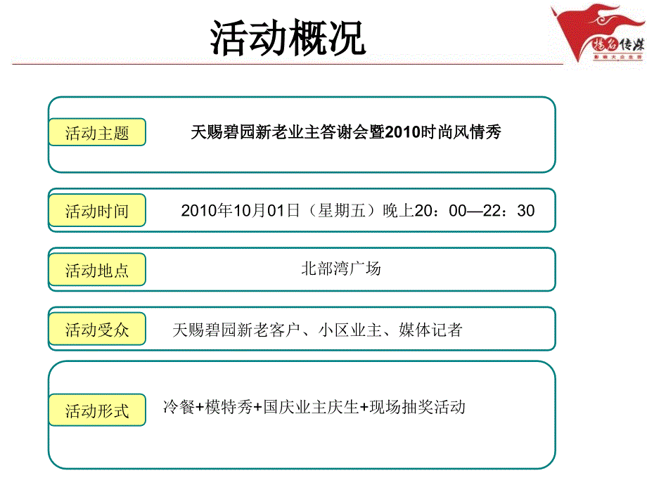 天赐碧园国庆新老业主答谢会活动方案_第4页