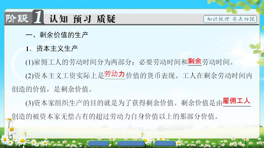 专题23马克思的剩余价值理论ppt课件_第3页