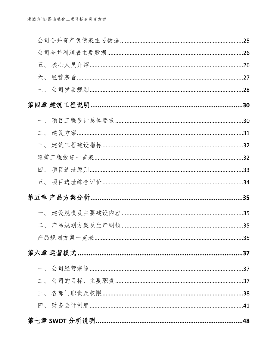 黔南磷化工项目招商引资方案（模板范文）_第2页