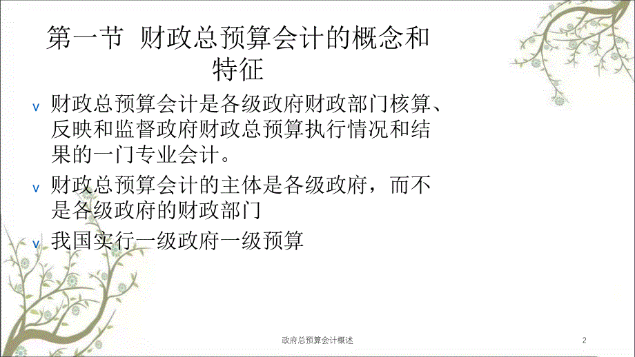 政府总预算会计概述课件_第2页