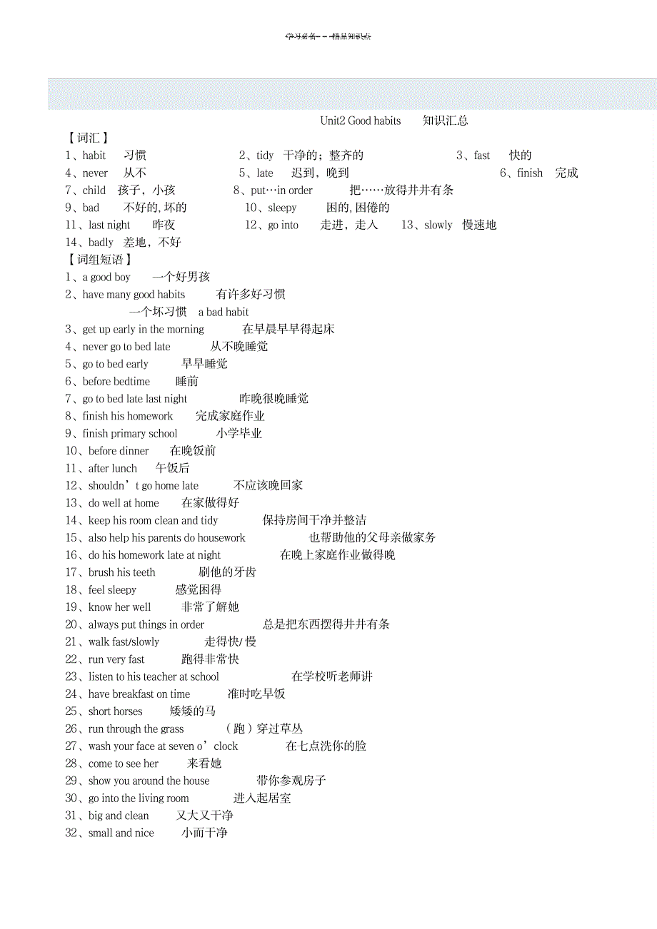 六下英语各单元知识点汇总译林版_中学教育-中考_第4页