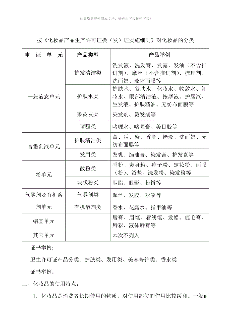 化妆品培训知识Word版_第2页