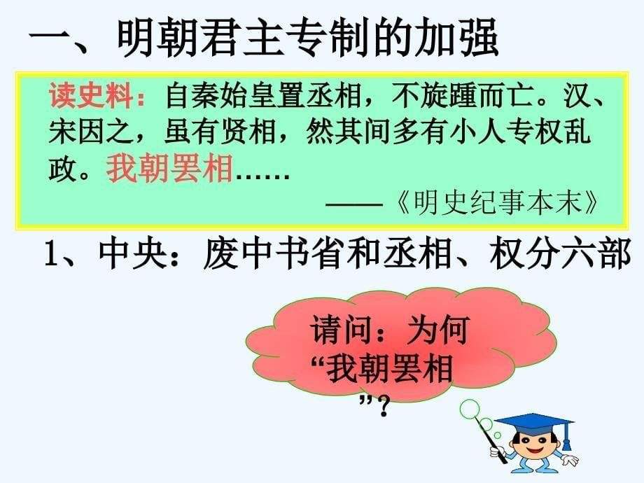 明清君主专制的加强（课件）_第5页