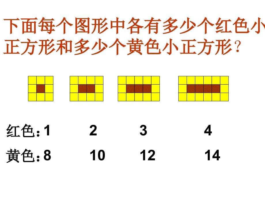 2014秋人教版六年级数学数学广角数与形第一课时_第5页