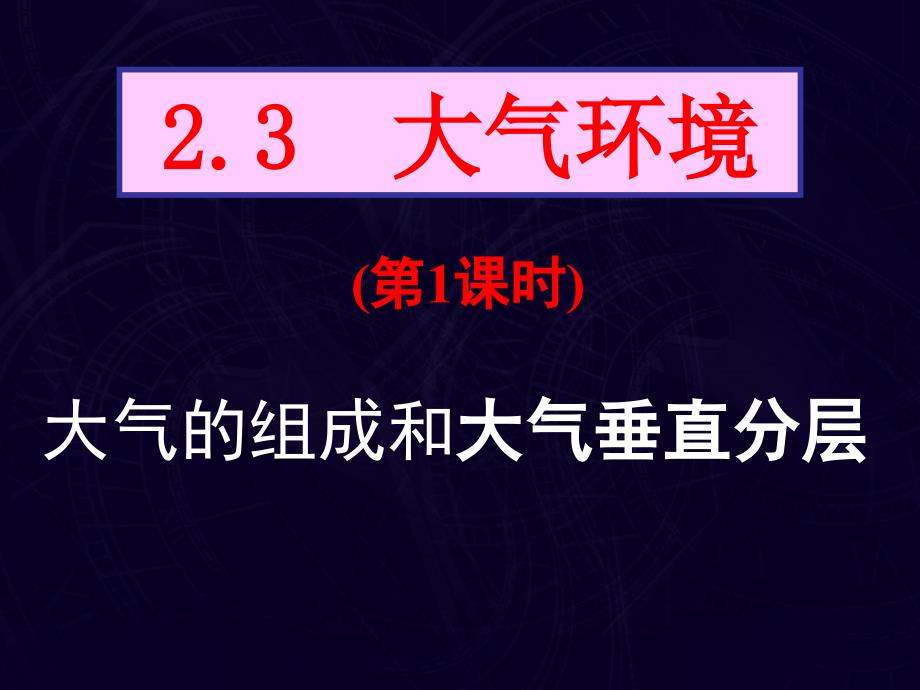 大气的组成和大气垂直分层课件_第2页