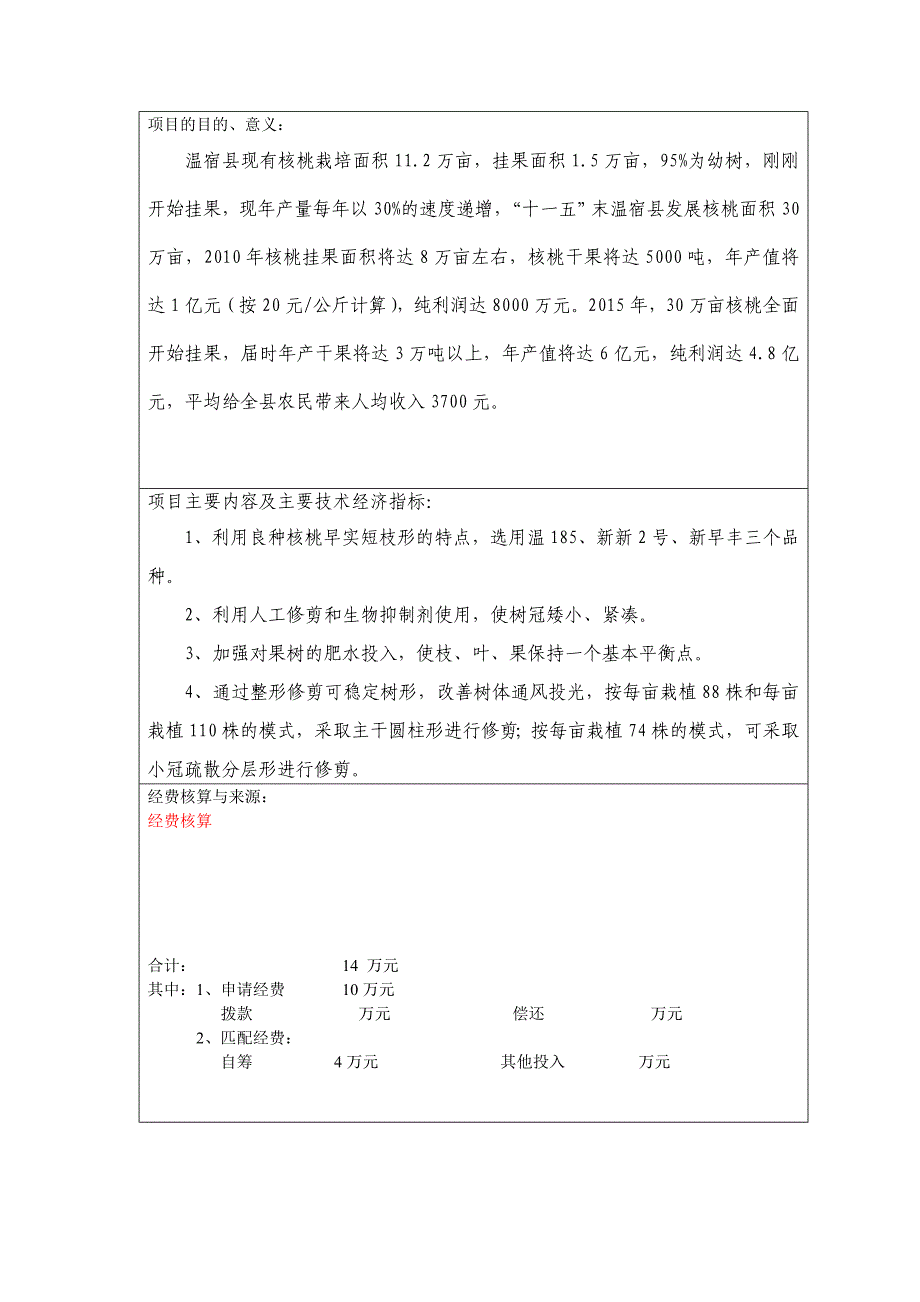 核桃密植栽培项目可研建议书申请书.doc_第4页