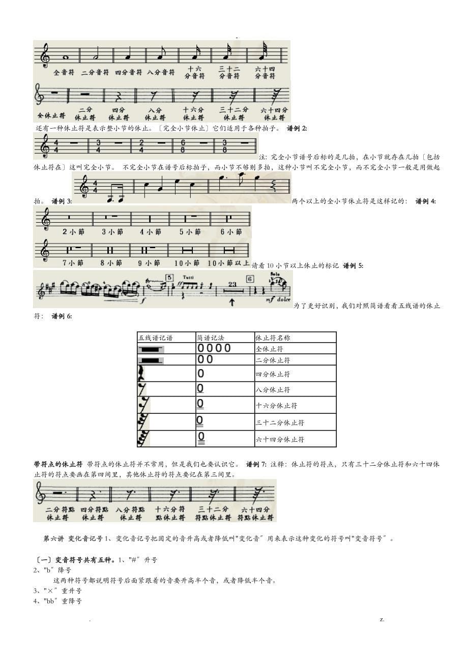 五线谱基础教程_第5页