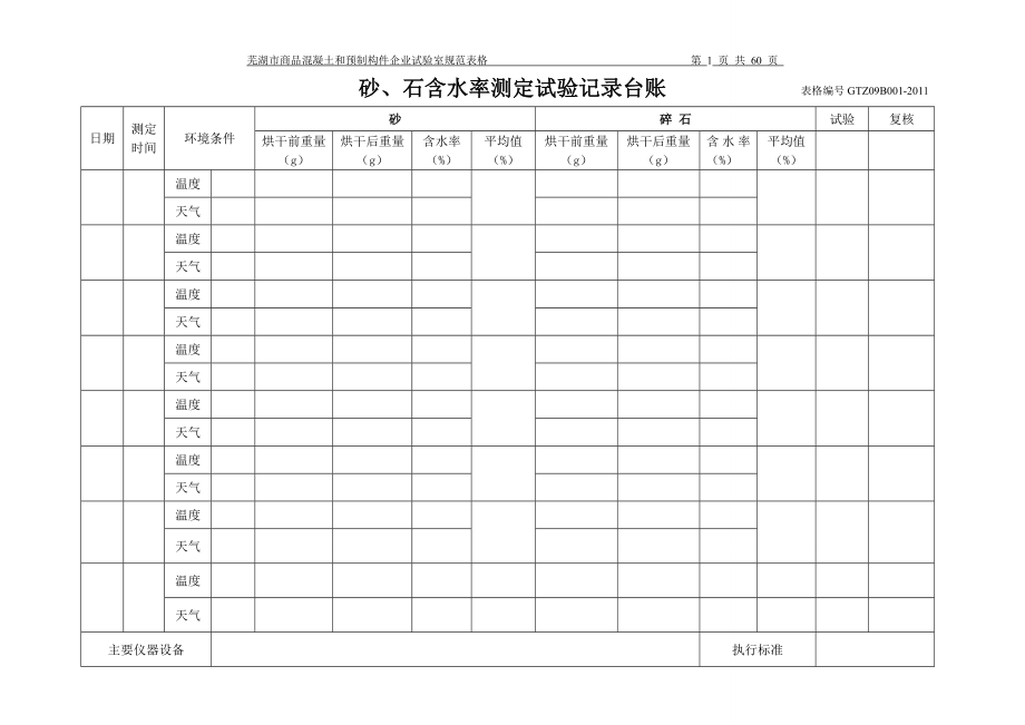 搅拌站试验室用表.doc_第1页