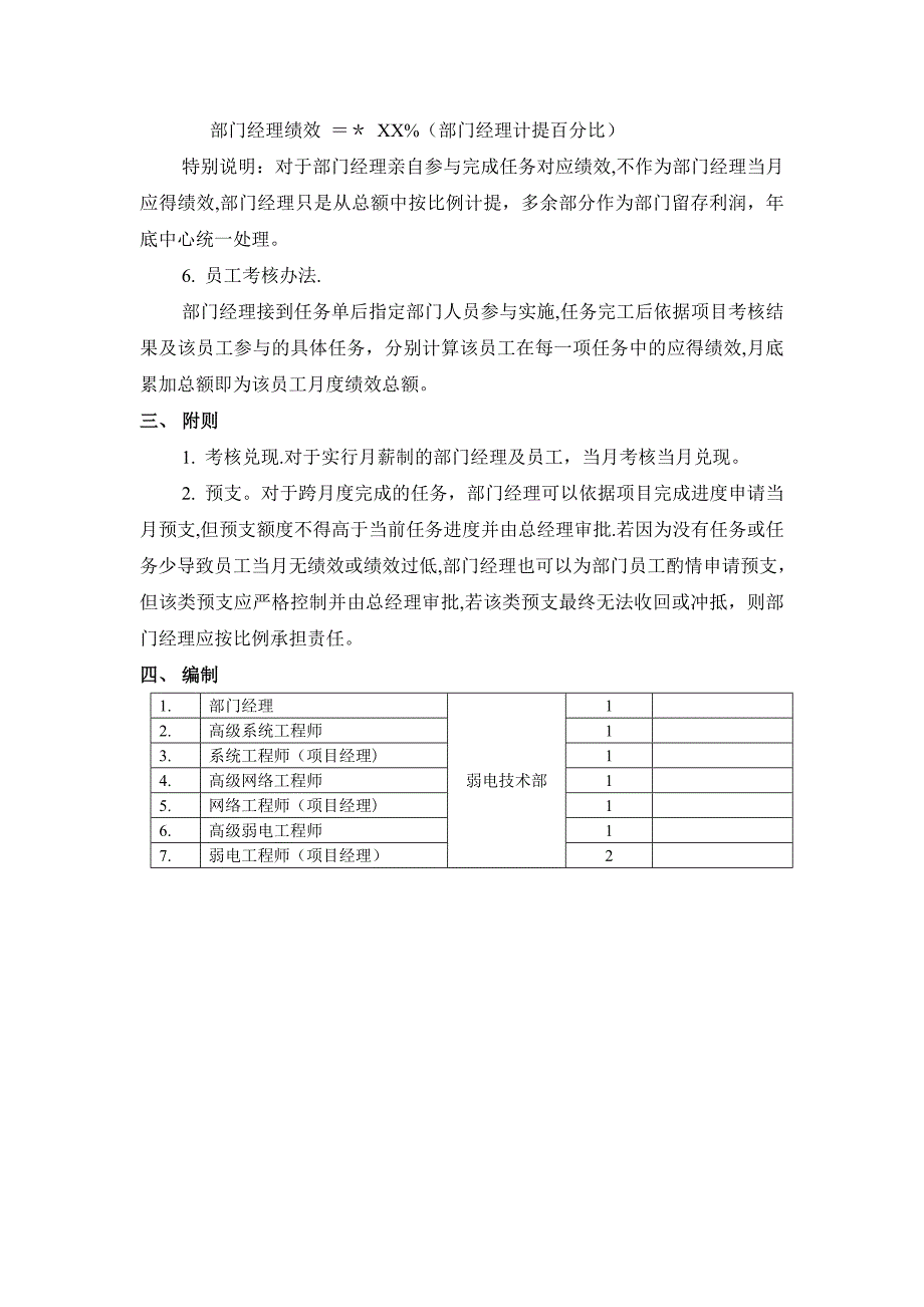 2018技术支持部绩效考核制度_第3页