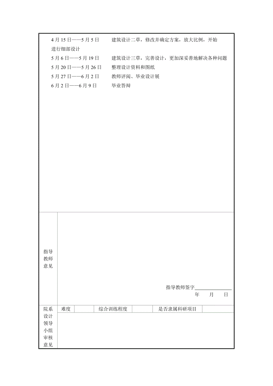 建筑学毕业设计开题报告_第4页