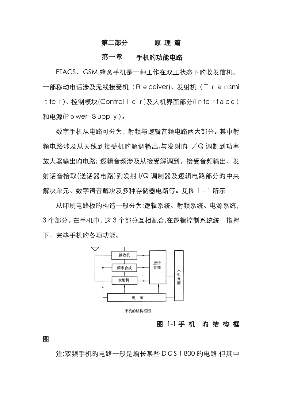 手机电路原理,通俗易懂_第1页