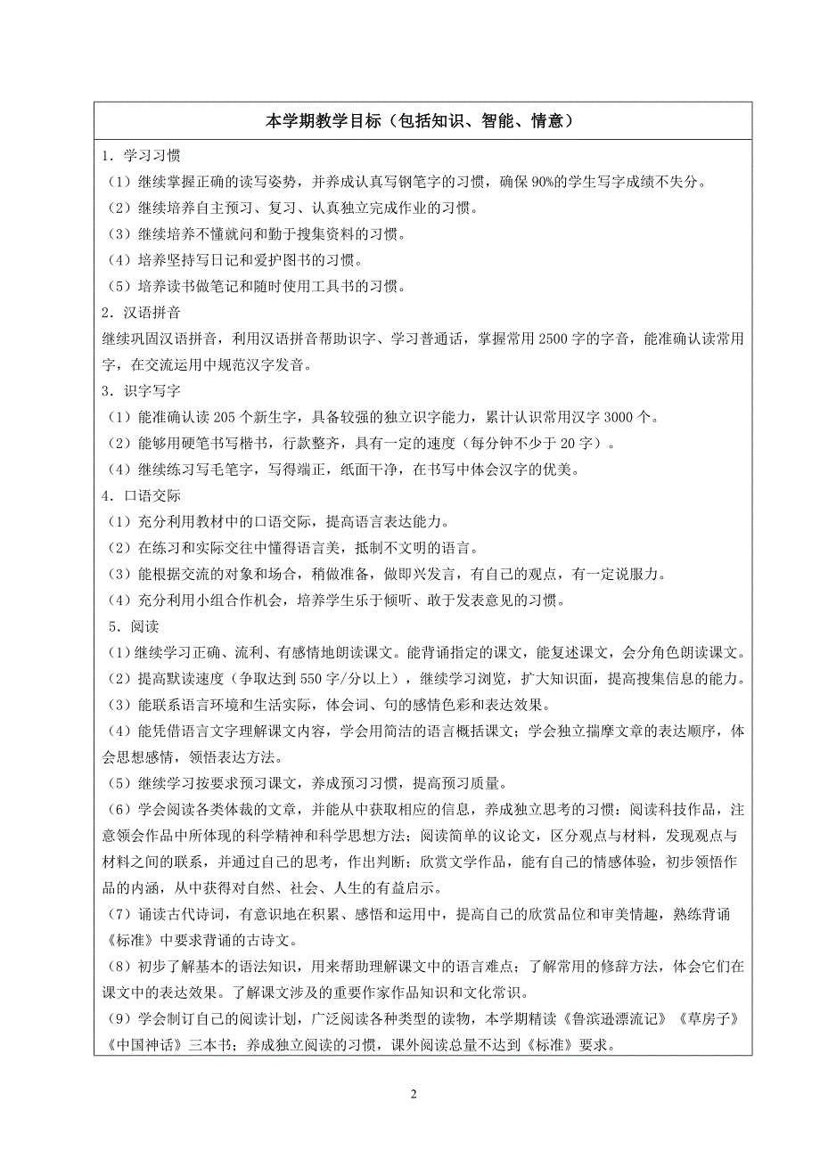 2014六上语文计划_第2页