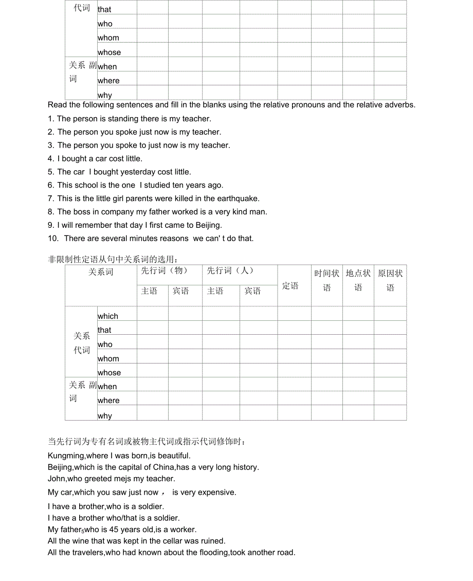 非限制性定语从句_第4页